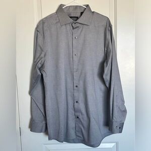 Marc Anthony Slim-Fit Stretch Dress Shirt – Men’s XL – Gray